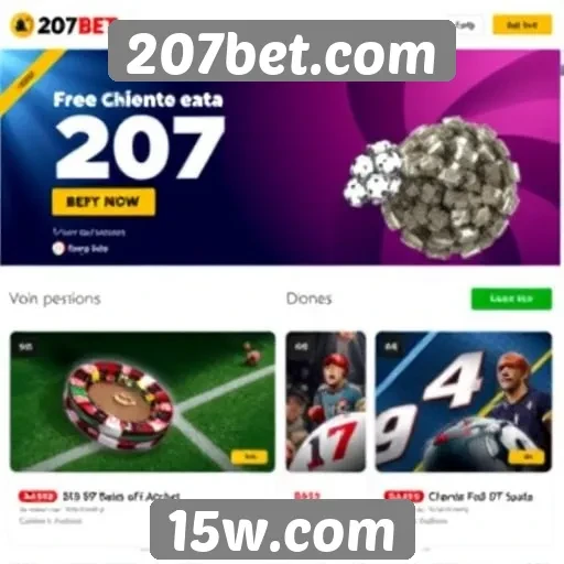 Ofertas de bônus disponíveis na 207bet